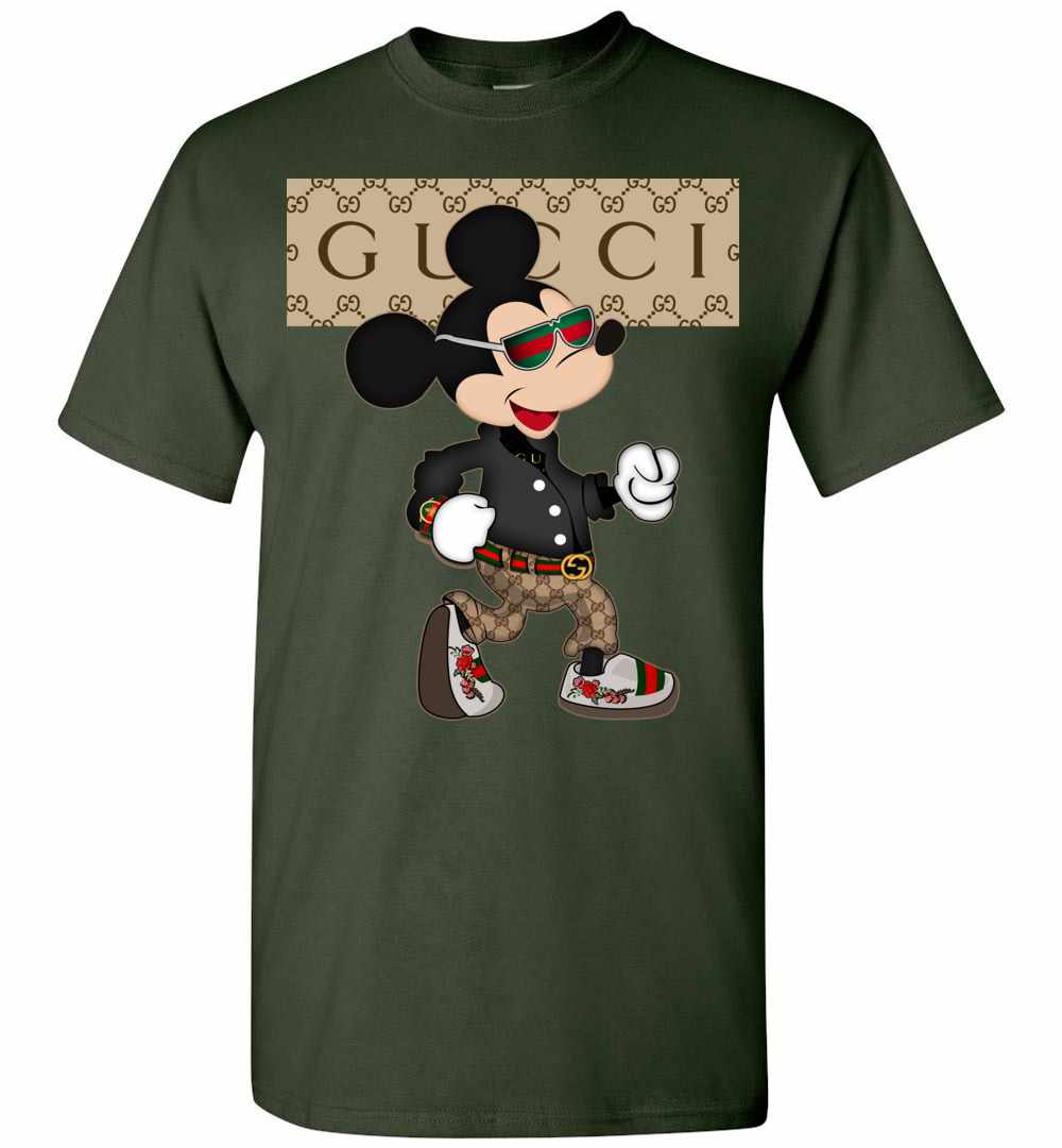 gucci mickey mouse shirt real