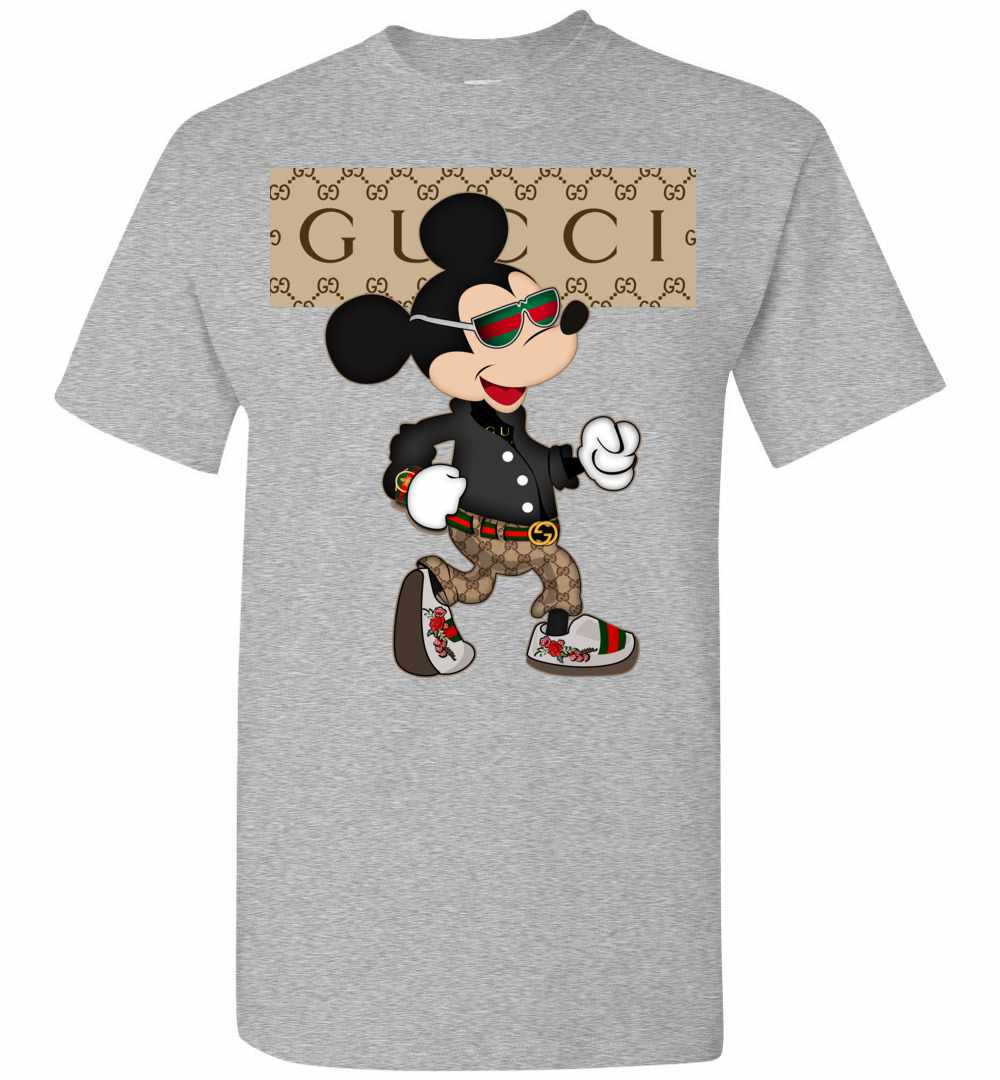 mickey mouse t shirt gucci