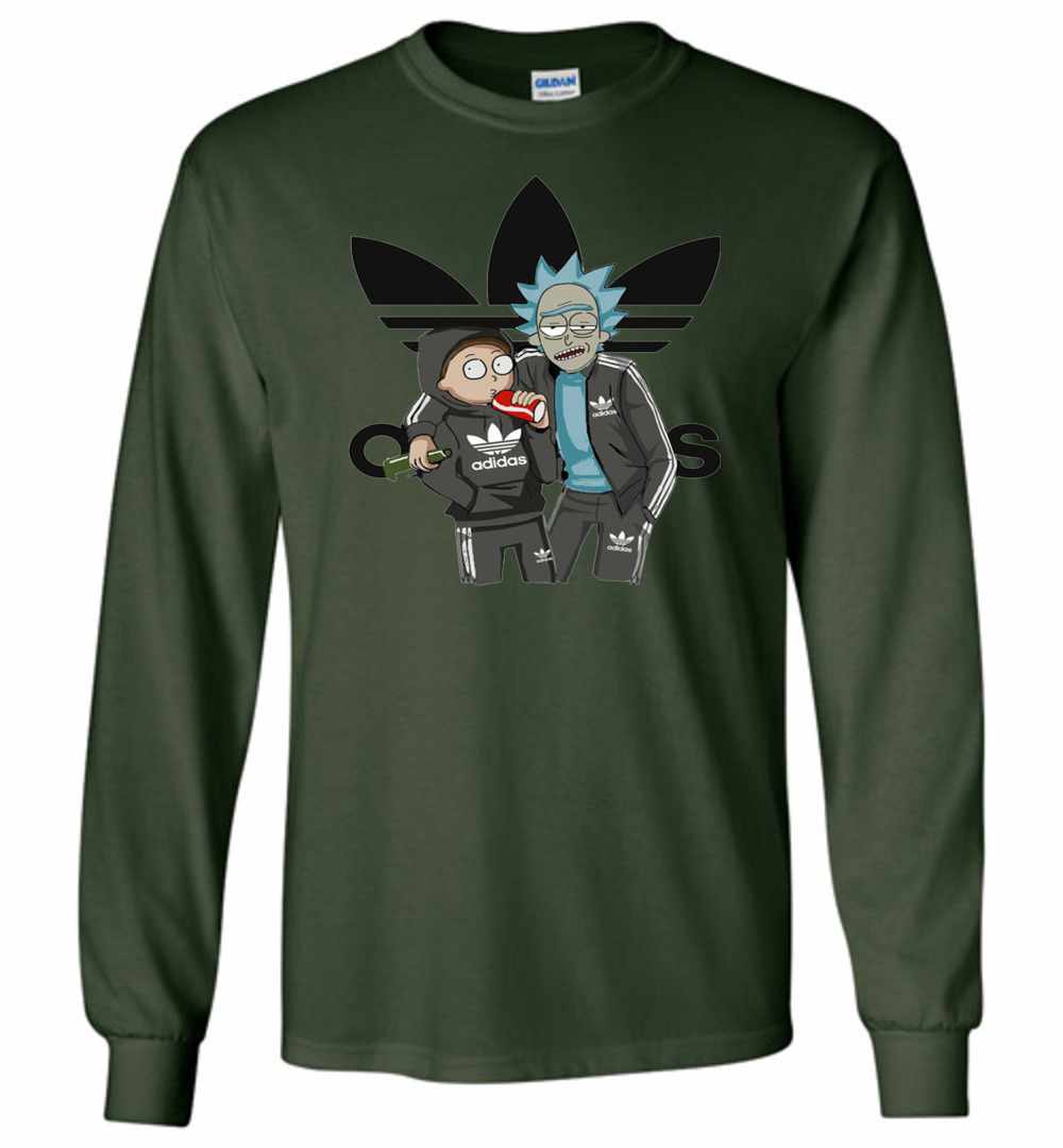 Rick and Morty Adidas Long Sleeve T-Shirt