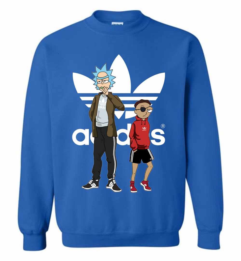 Rick And Morty Adidas Sweatshirt - InkTee Store