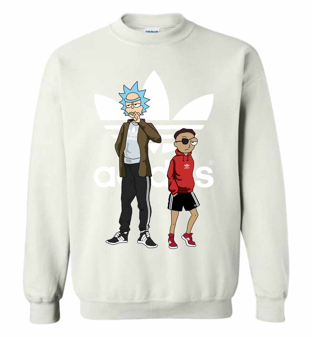 rick and morty pullover adidas