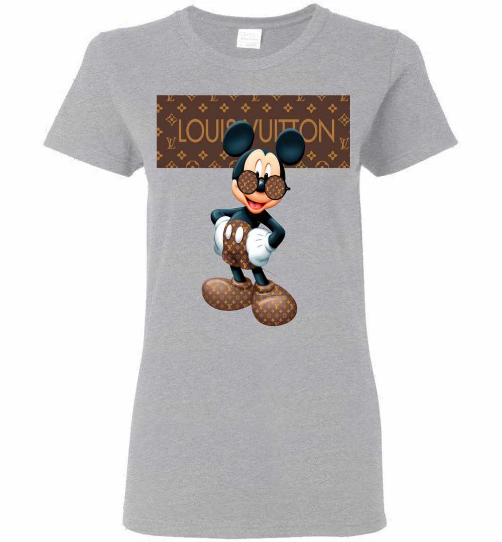 Louis Vuitton Stripe Mickey Mouse Stay Stylish Women's T-Shirt - InkTee ...