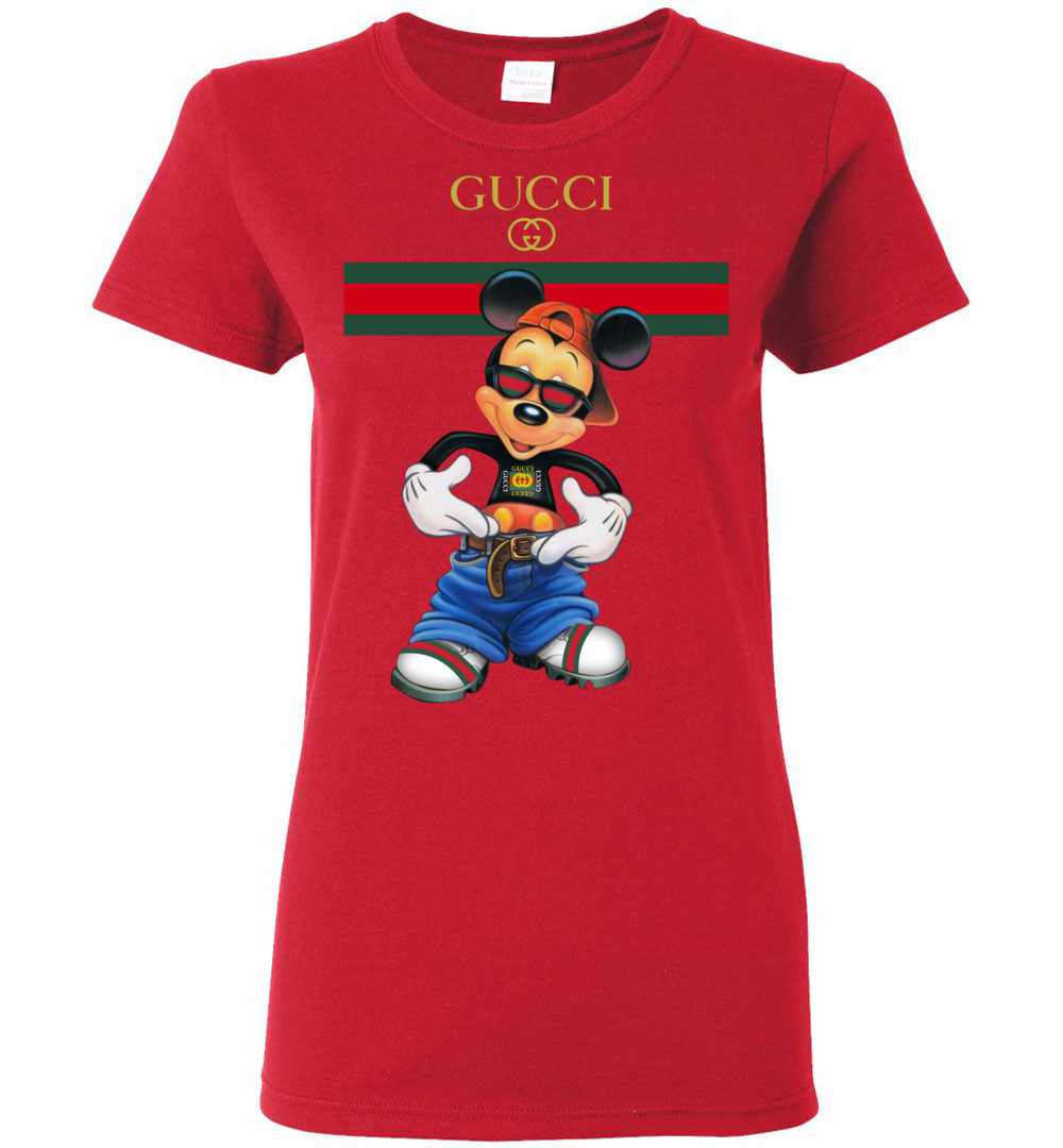 Gucci Logo Mickey Mouse Women's T-Shirt - InkTee Store