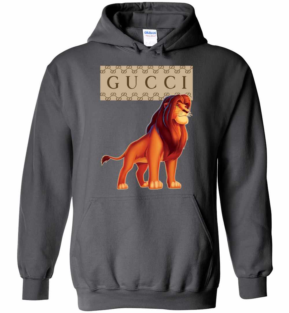gucci lion hoodie