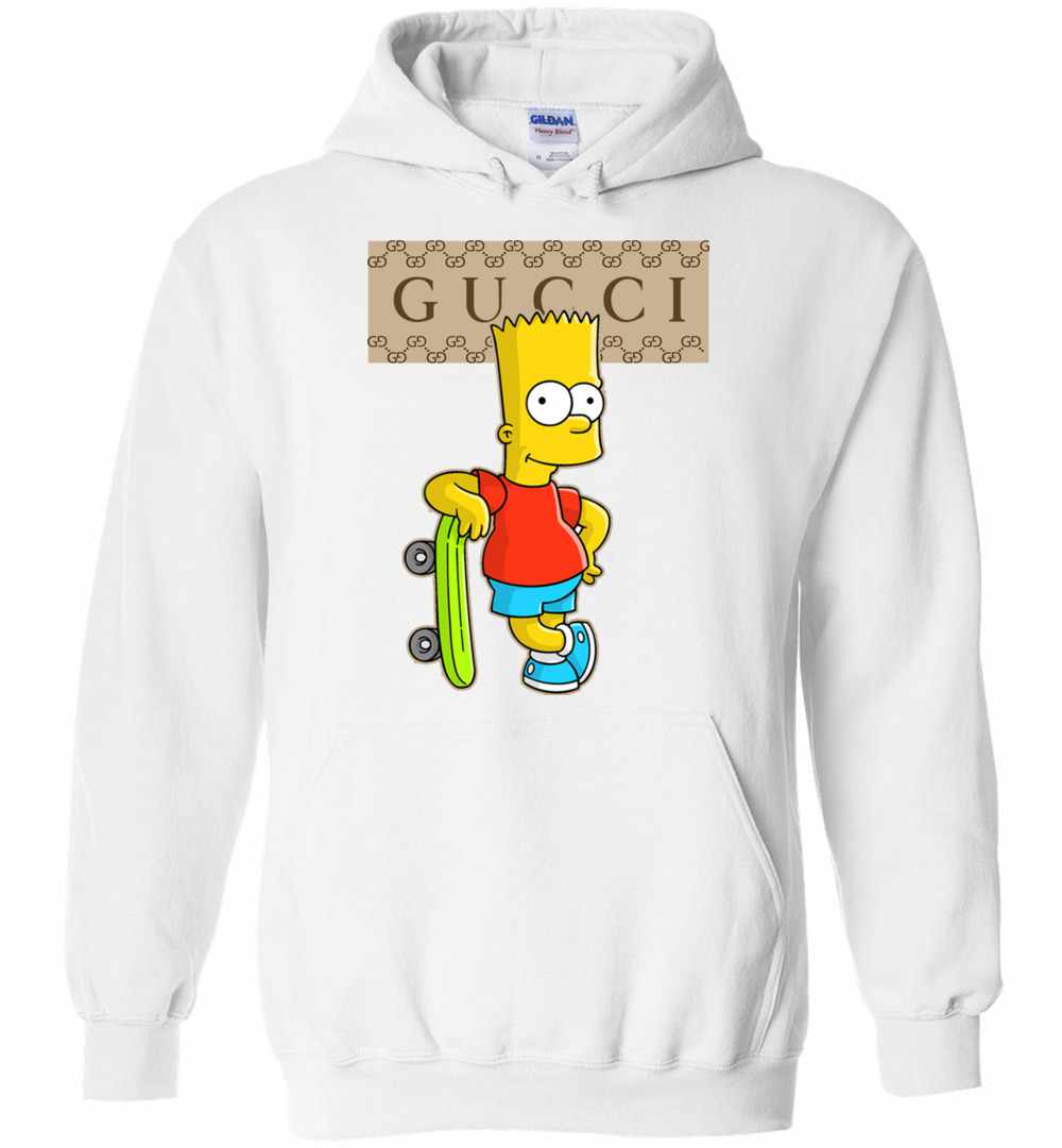 Bart Simpson Simpsons Hoodie Bart Simpson Gucci Clipart Large Size ...