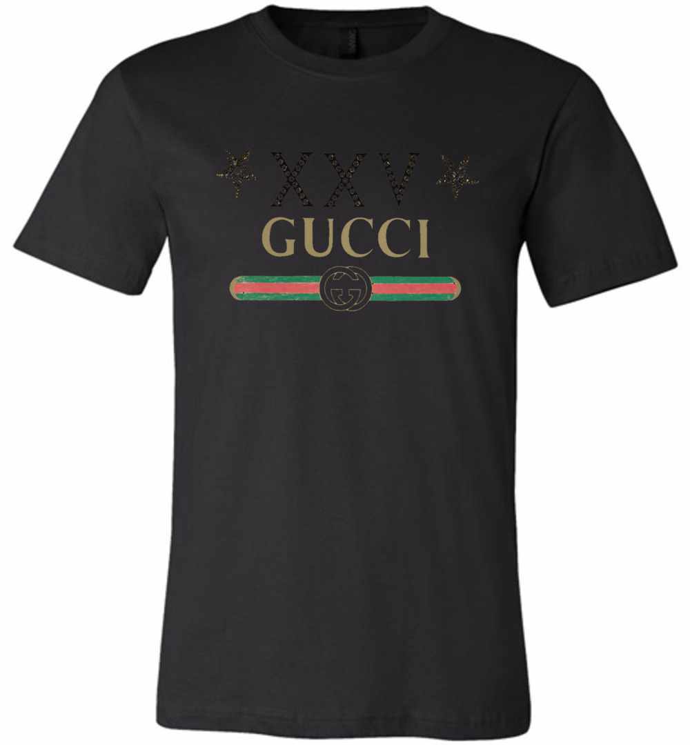 Gucci Logo And XXV Stars Premium T-shirt - InkTee Store