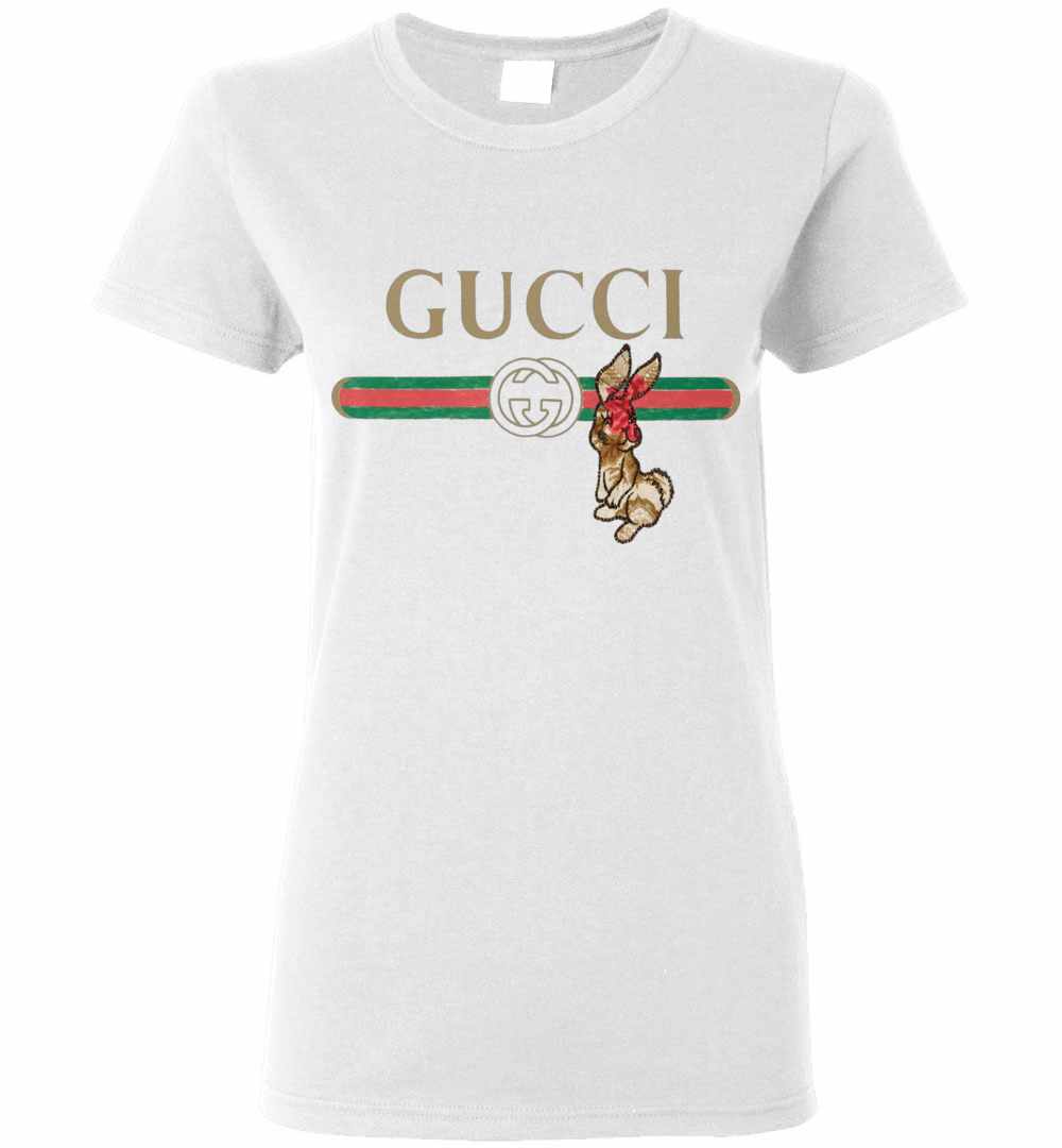 gucci logo t shirt women's