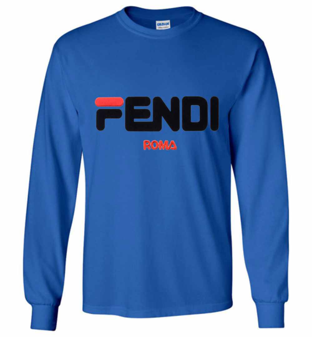Fendi X Fila Long Sleeve T-Shirt - InkTee Store