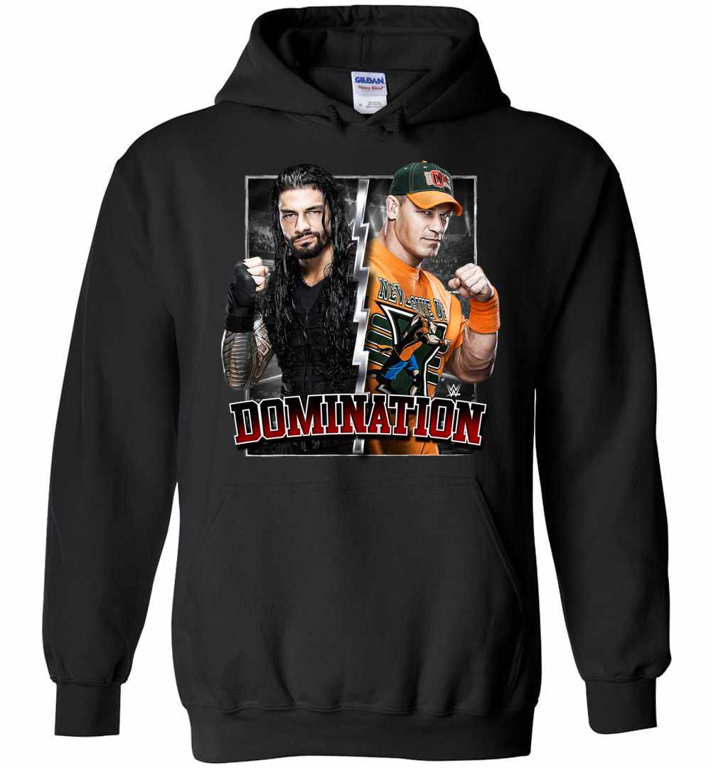 Roman Reigns Meets John Cena Domination Hoodies