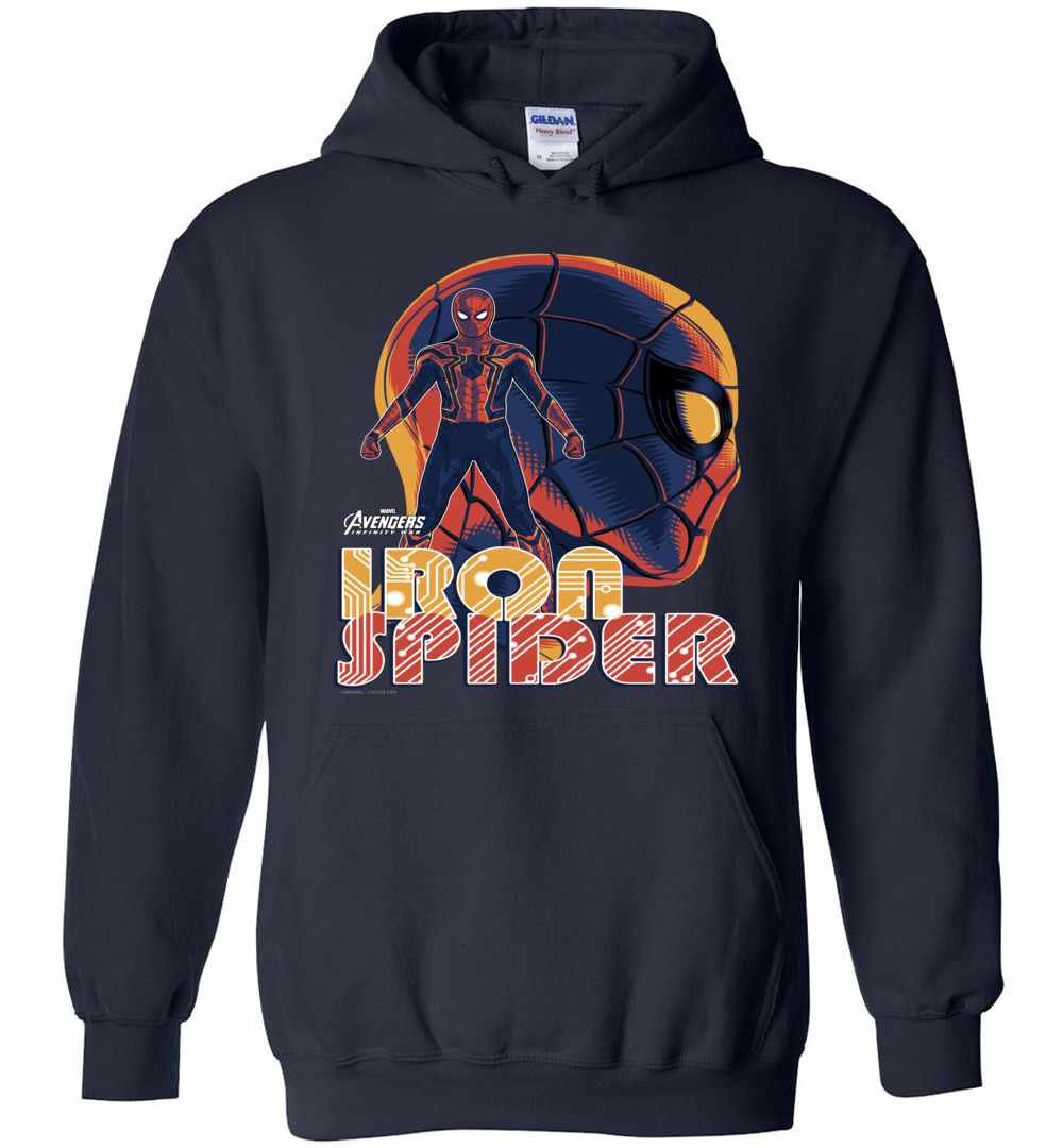 Marvel Infinity War Iron Spider Head Profile Hoodies - InkTee Store