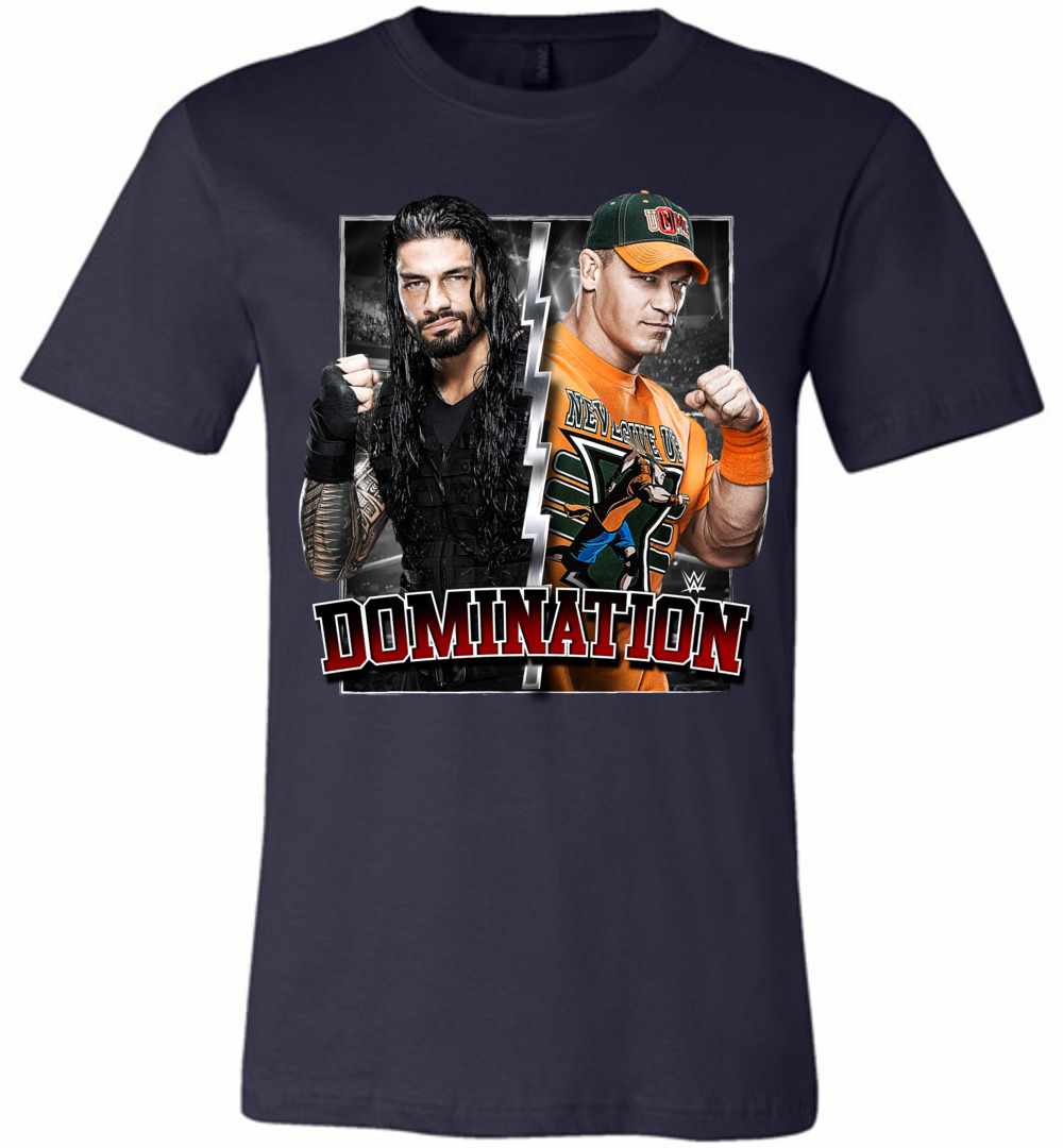 Roman Reigns Meets John Cena Domination Premium T-shirt