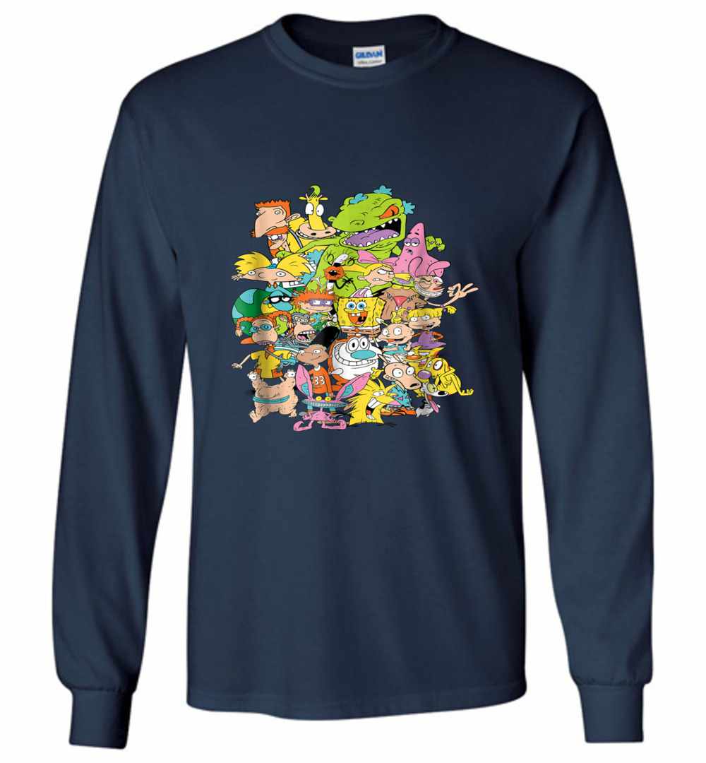 Nickelodeon Complete Nick 90s Throwback Character Long Sleeve T-shirt