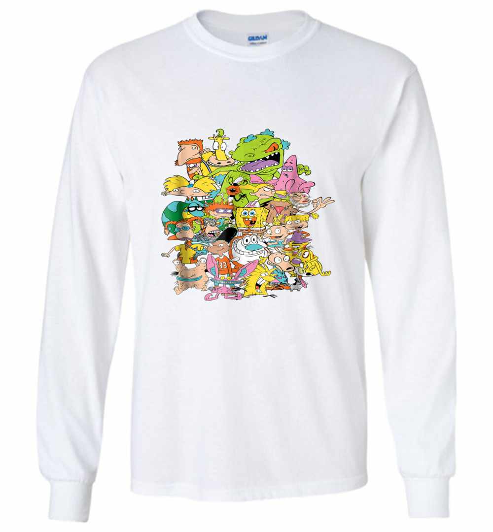 Nickelodeon Complete Nick 90s Throwback Character Long Sleeve T-shirt