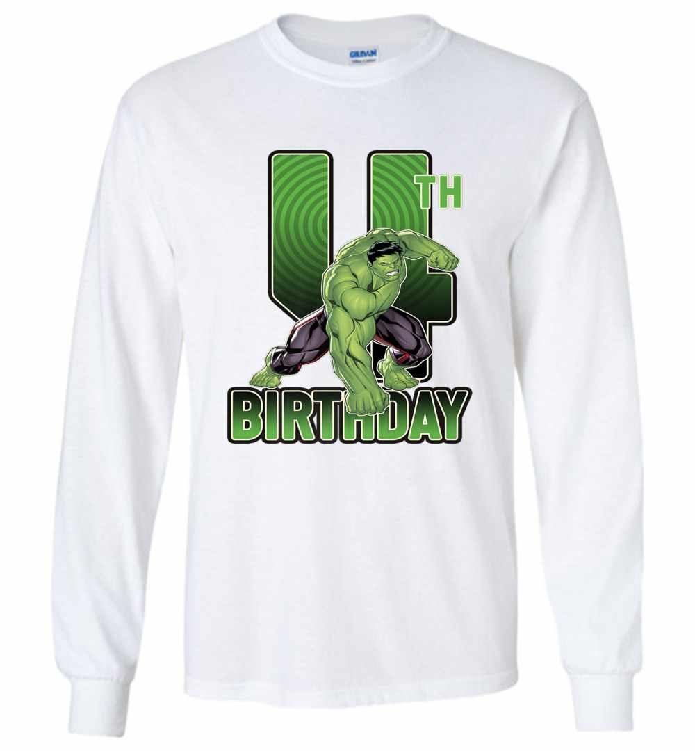 4th birthday long sleeve shirt