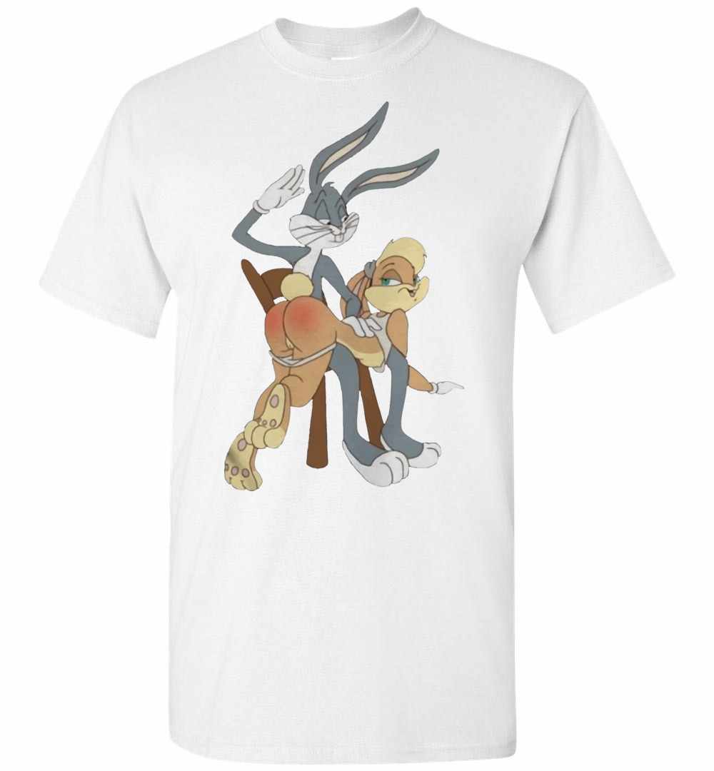 Bugs Bunny Spanking Lola Men's T-shirt. bugs bunny and lola bunny...