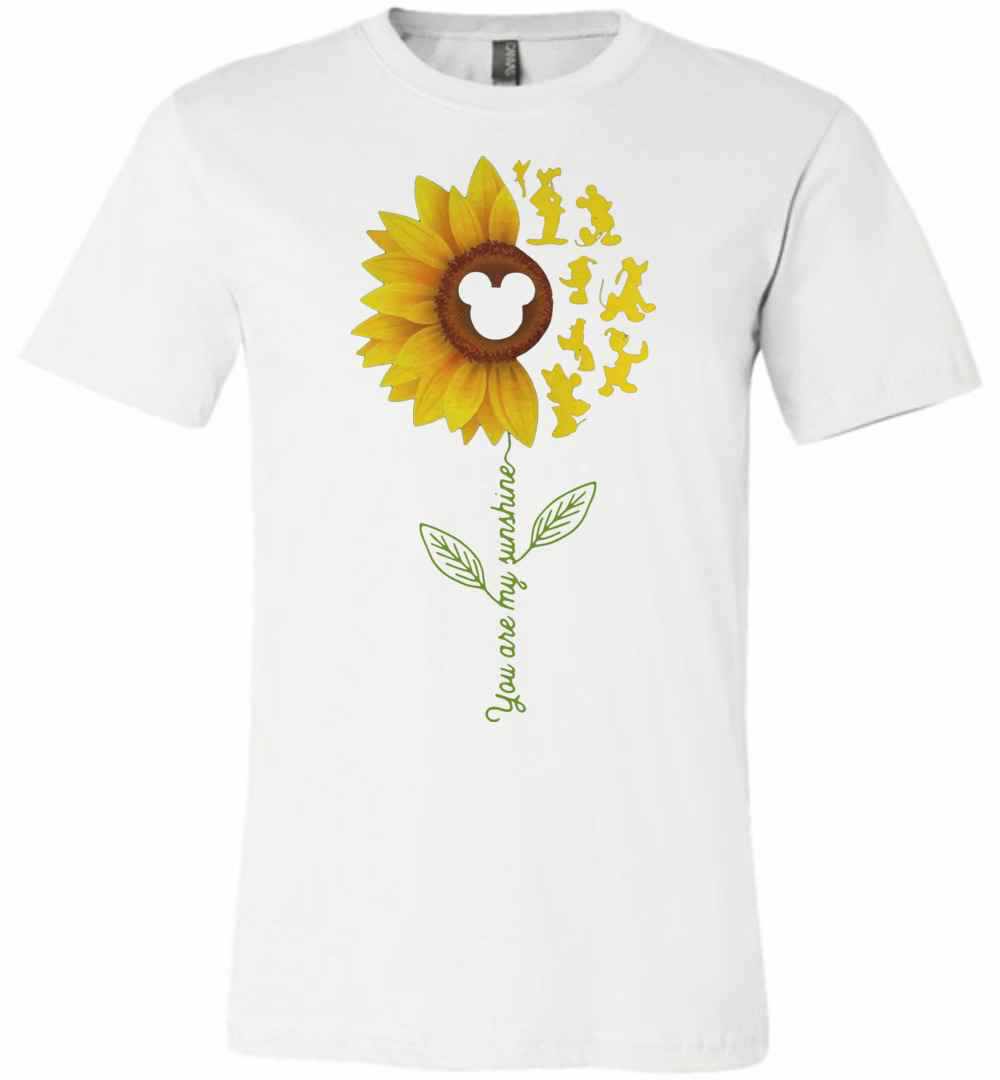 Disney Characters Sunflower You Are My Sunshine Premium T-shirt