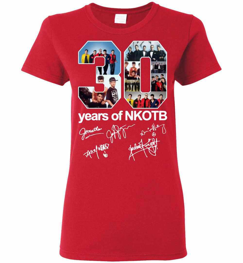 30 Years Of Nkotb Signatures Women's T-shirt