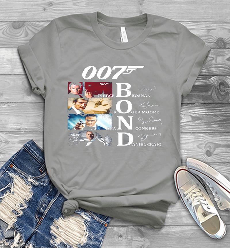 Inktee Store - 007 Bond Evolution Signature Mens T-Shirt Image