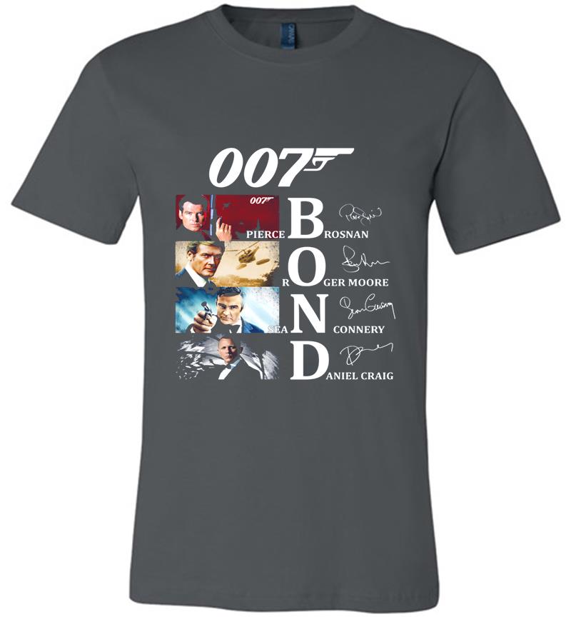 007 Bond Evolution Signature Premium T-shirt