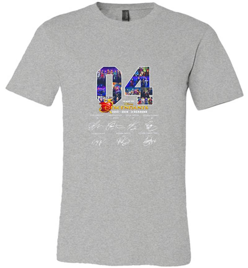 04th Years Of Disney Descendants 15 19 Signature Premium T Shirt Inktee Store