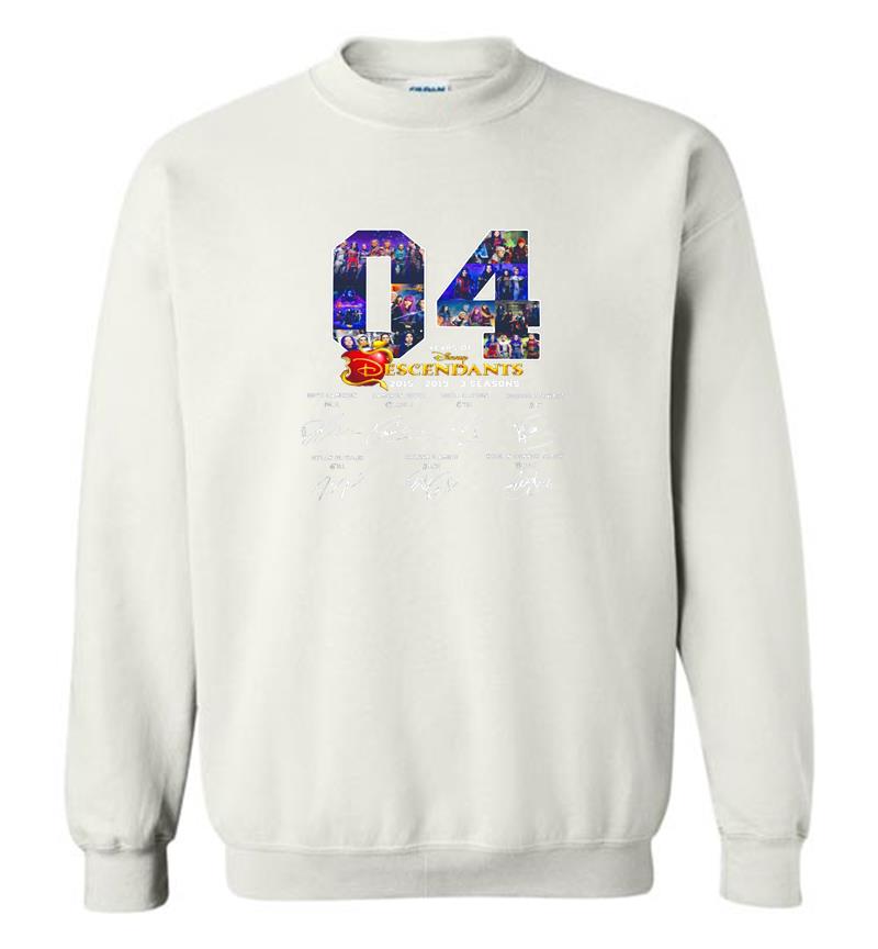 Inktee Store - 04Th Years Of Disney Descendants 2015-2019 Signature Sweatshirt Image