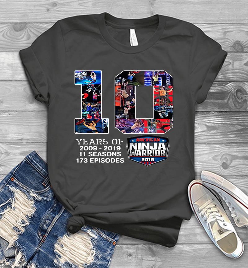 Inktee Store - 10Th Years Of American Ninja Warrior 2009-2019 Mens T-Shirt Image