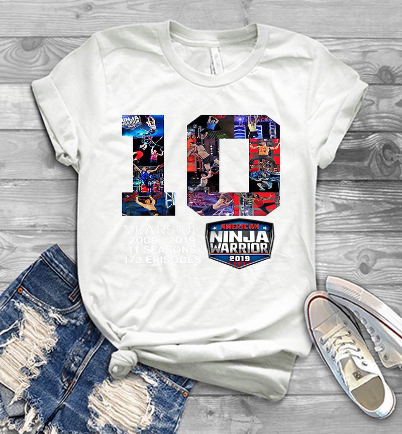 Inktee Store - 10Th Years Of American Ninja Warrior 2009-2019 Mens T-Shirt Image