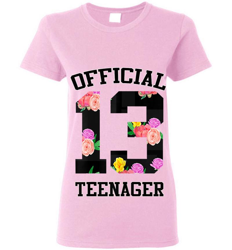 Inktee Store - 13Th Birthday Girl Official Nager S Womens T-Shirt Image