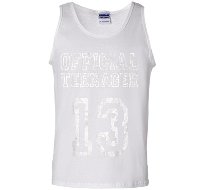 13th Birthday Official Nager 13 Years Old Girl Mens Tank Top - Inktee Store