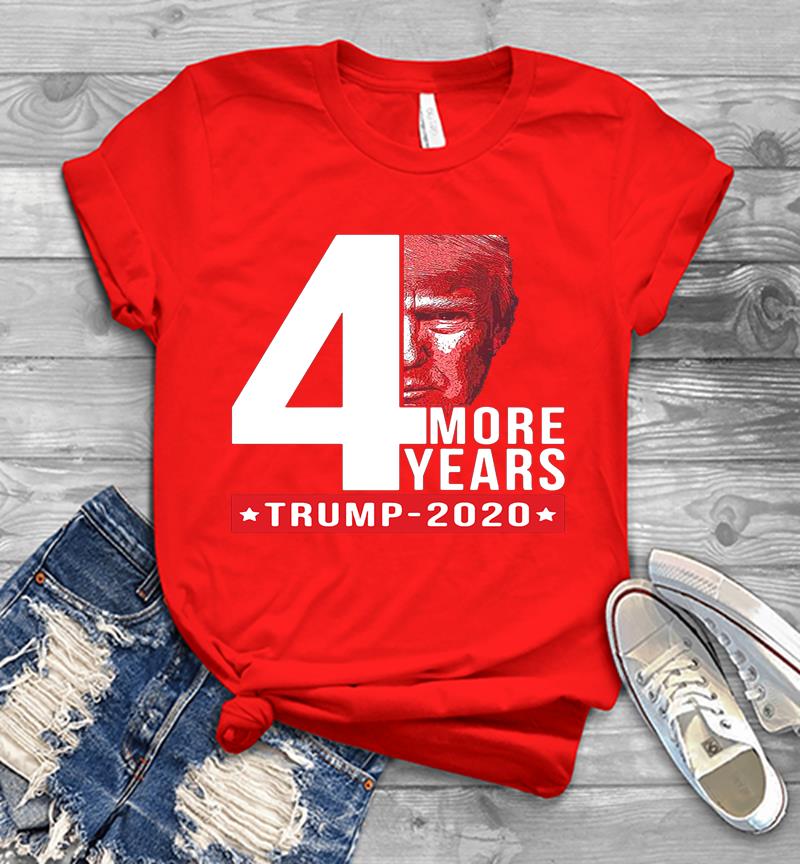 Inktee Store - 4Th More Years Trump 2020 Mens T-Shirt Image