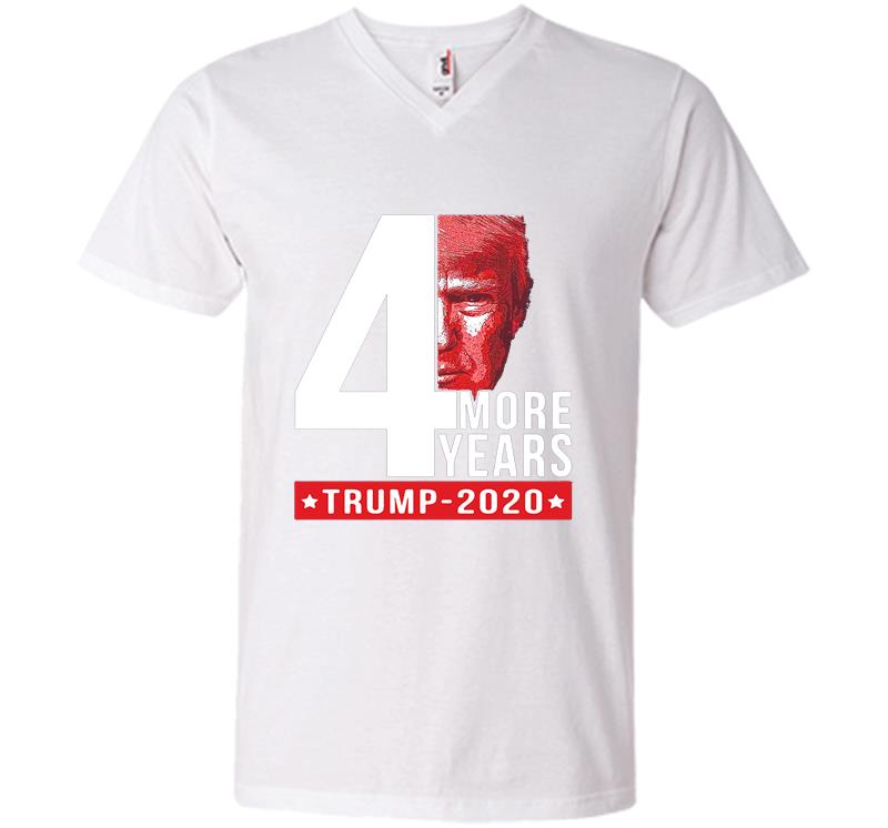 Inktee Store - 4Th More Years Trump 2020 V-Neck T-Shirt Image