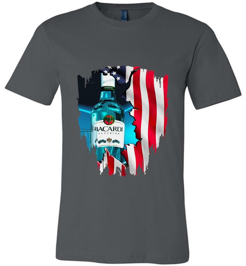 4th Of July Independence Day Bacardi Superior Wine Premium T-shirt