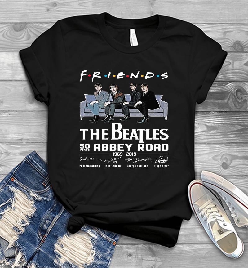 50Th Abbey Road Years The Beatles Friends Tv Show 1969-2019 Signature Mens T-Shirt
