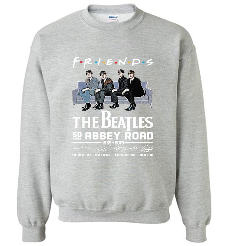 Inktee Store - 50Th Abbey Road Years The Beatles Friends Tv Show 1969-2019 Signature Sweatshirt Image