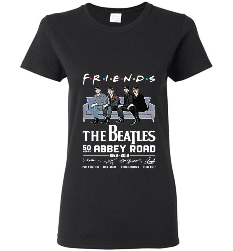 50Th Abbey Road Years The Beatles Friends Tv Show 1969-2019 Signature Womens T-Shirt