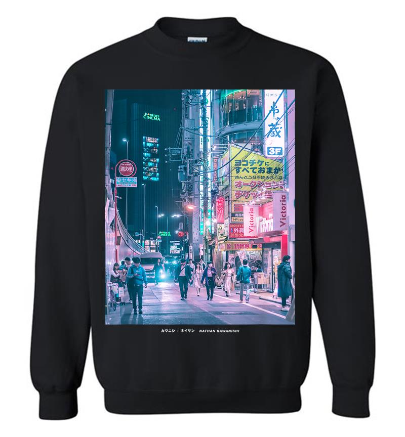 90'S Lofi Tokyo Japanese Streetwear Aesthetic Graphic Sweatshirt