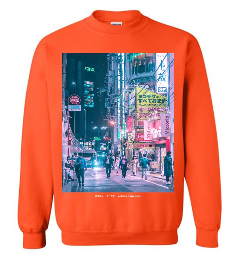 Inktee Store - 90'S Lofi Tokyo Japanese Streetwear Aesthetic Graphic Sweatshirt Image