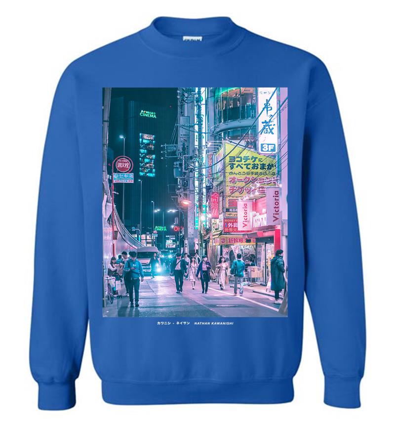 Inktee Store - 90'S Lofi Tokyo Japanese Streetwear Aesthetic Graphic Sweatshirt Image
