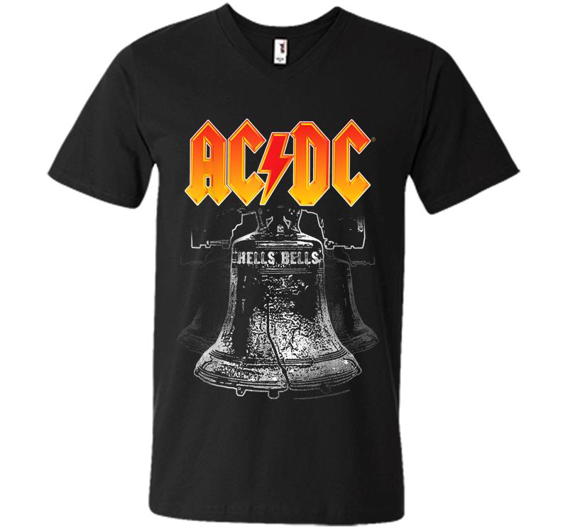 Acdc Hells Bells V-Neck T-Shirt
