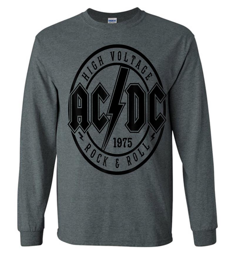 Inktee Store - Acdc Rock Roll Long Sleeve T-Shirt Image