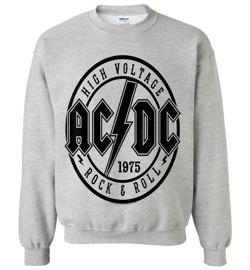 Inktee Store - Acdc Rock Roll Sweatshirt Image