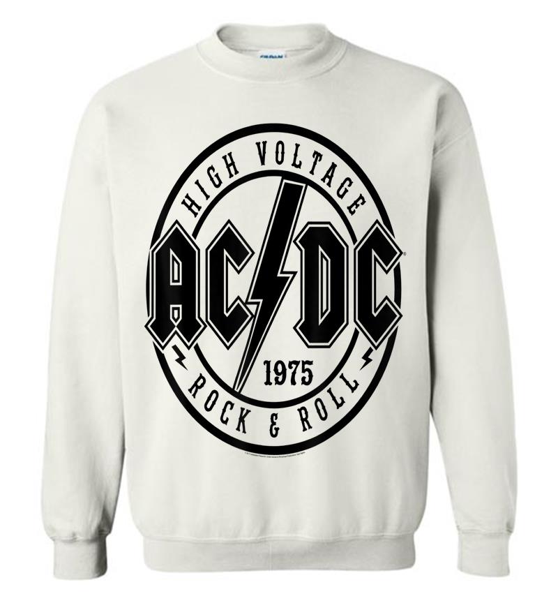 Inktee Store - Acdc Rock Roll Sweatshirt Image