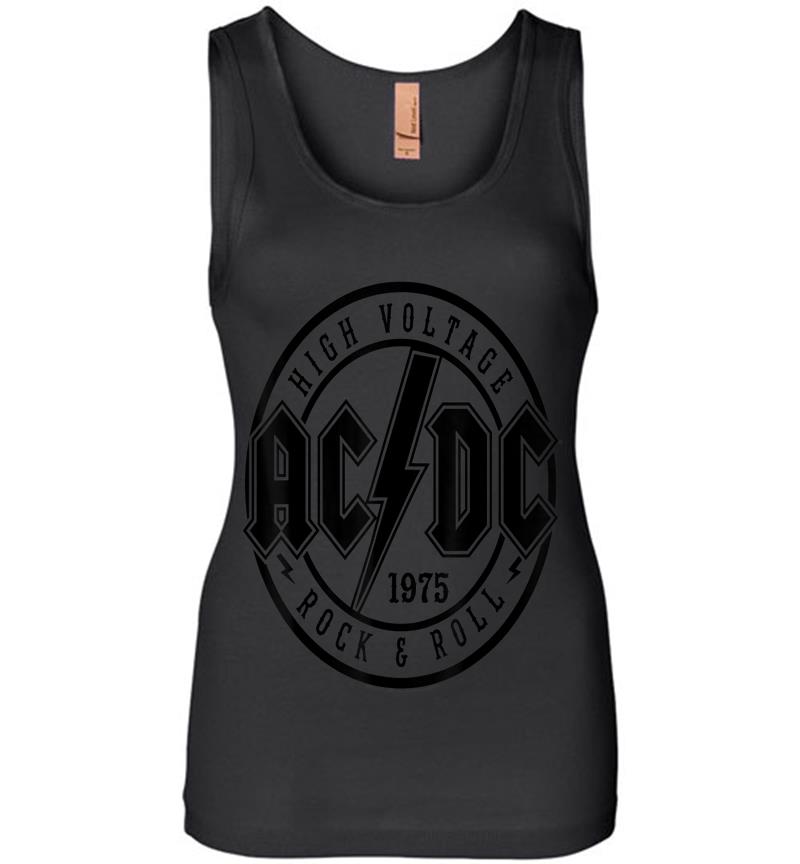Acdc Rock Roll Womens Jersey Tank Top
