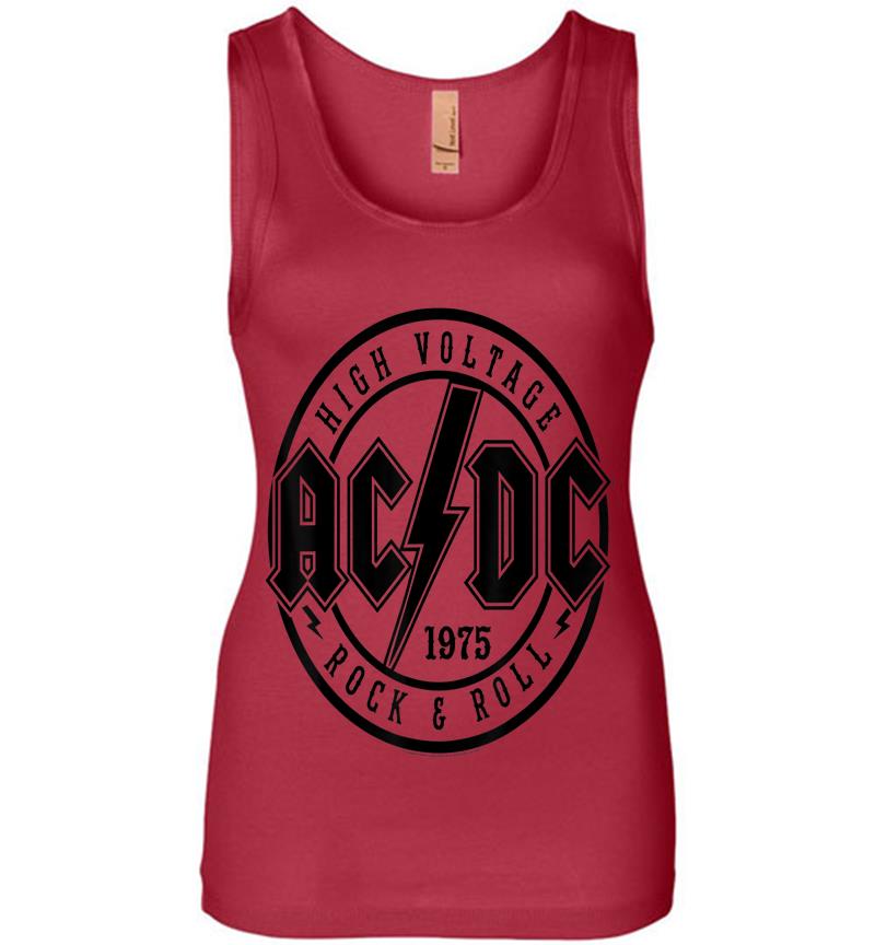 Inktee Store - Acdc Rock Roll Womens Jersey Tank Top Image