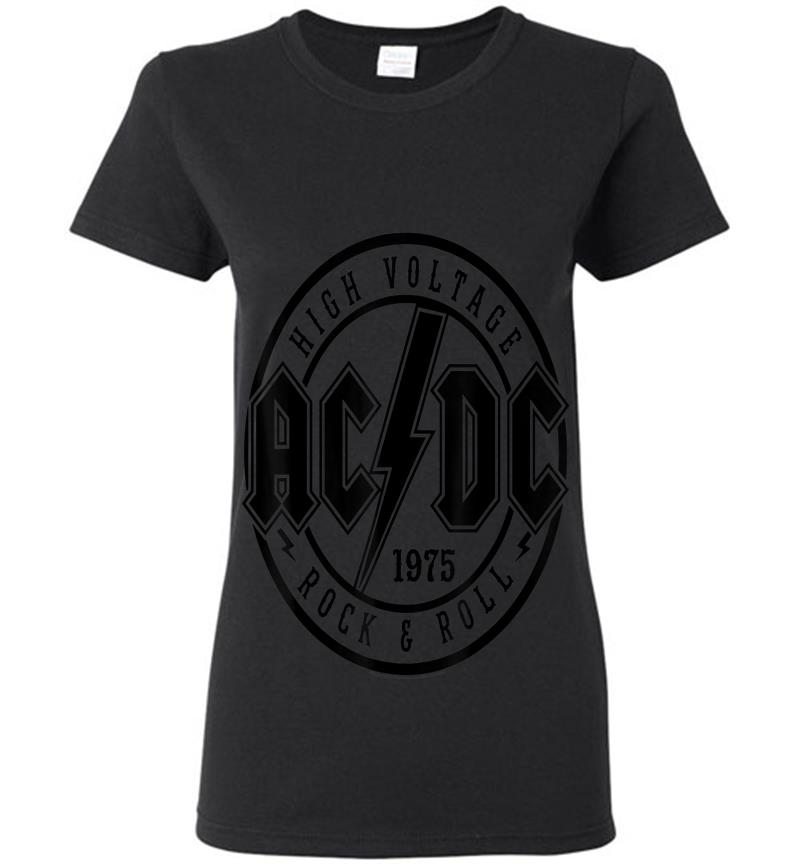 Acdc Rock Roll Womens T-Shirt