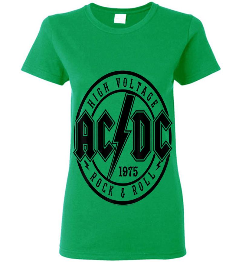 Inktee Store - Acdc Rock Roll Womens T-Shirt Image