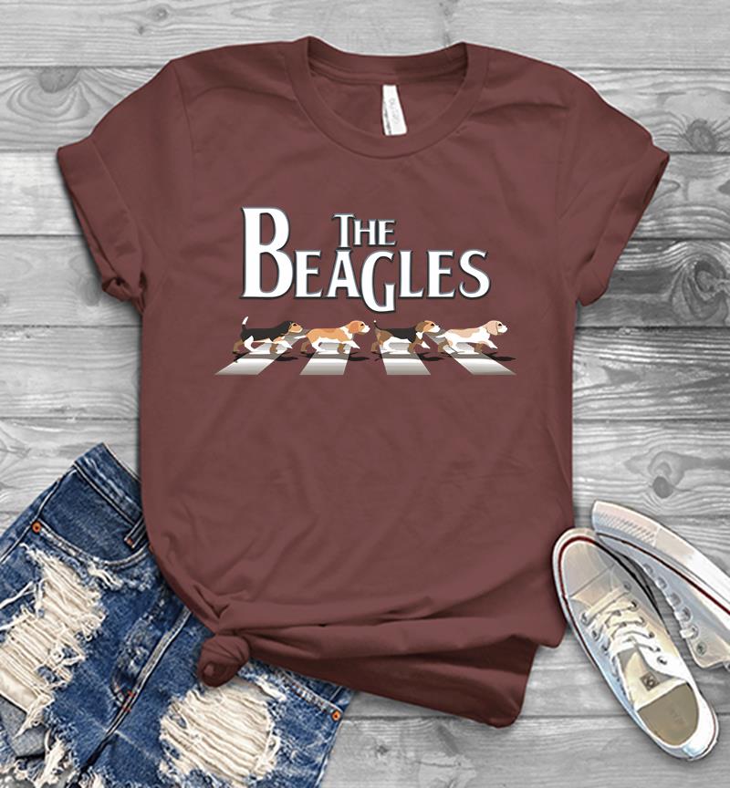 Inktee Store - Abbey Road The Beagles Mens T-Shirt Image