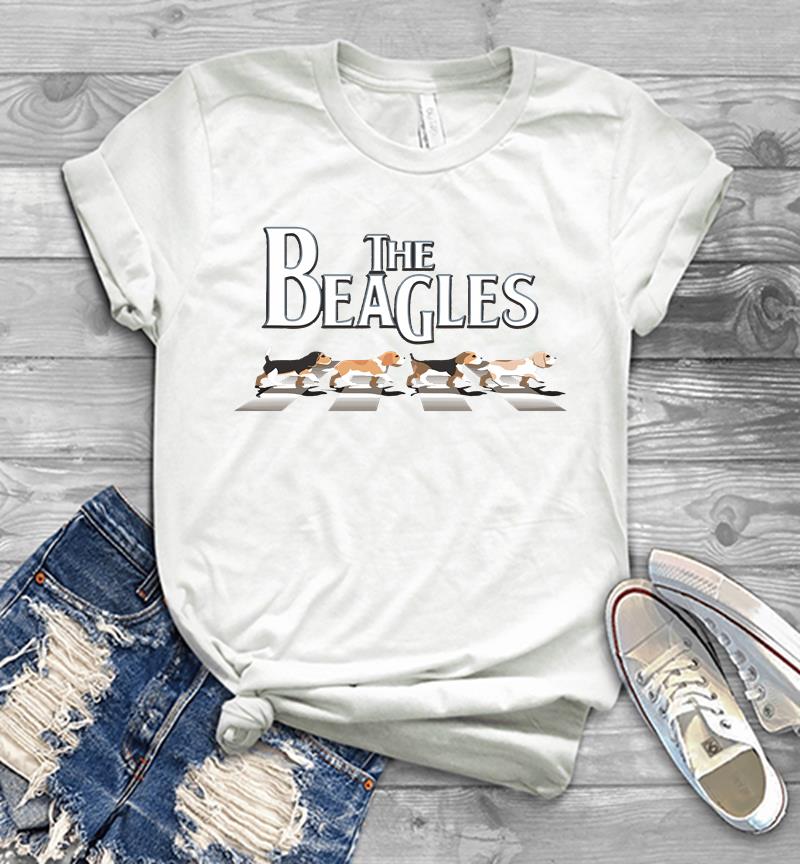 Inktee Store - Abbey Road The Beagles Mens T-Shirt Image