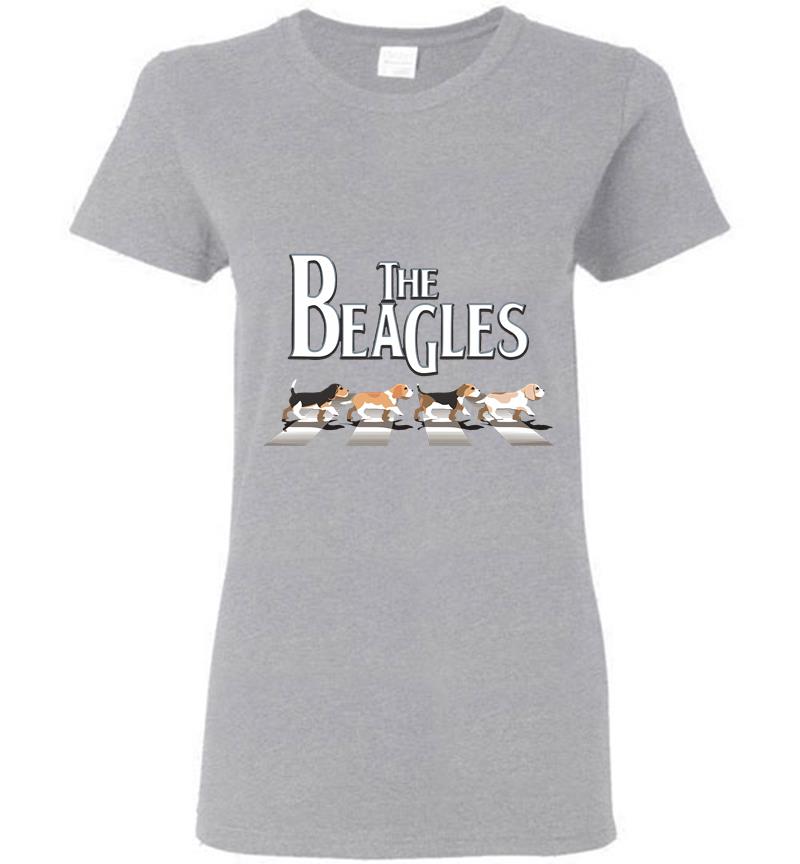 Inktee Store - Abbey Road The Beagles Womens T-Shirt Image