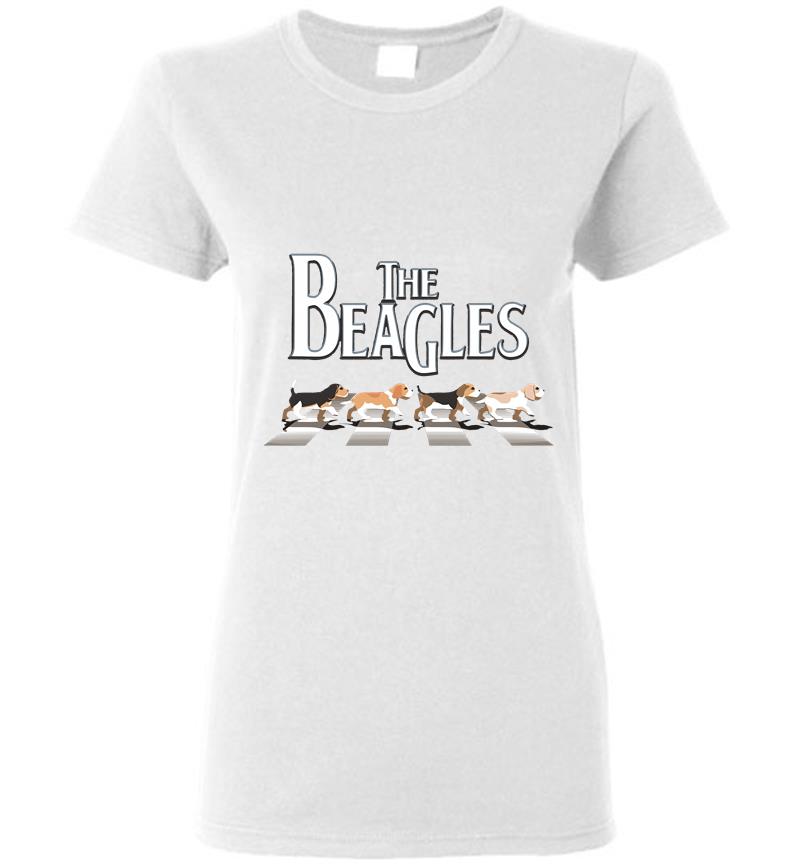 Inktee Store - Abbey Road The Beagles Womens T-Shirt Image